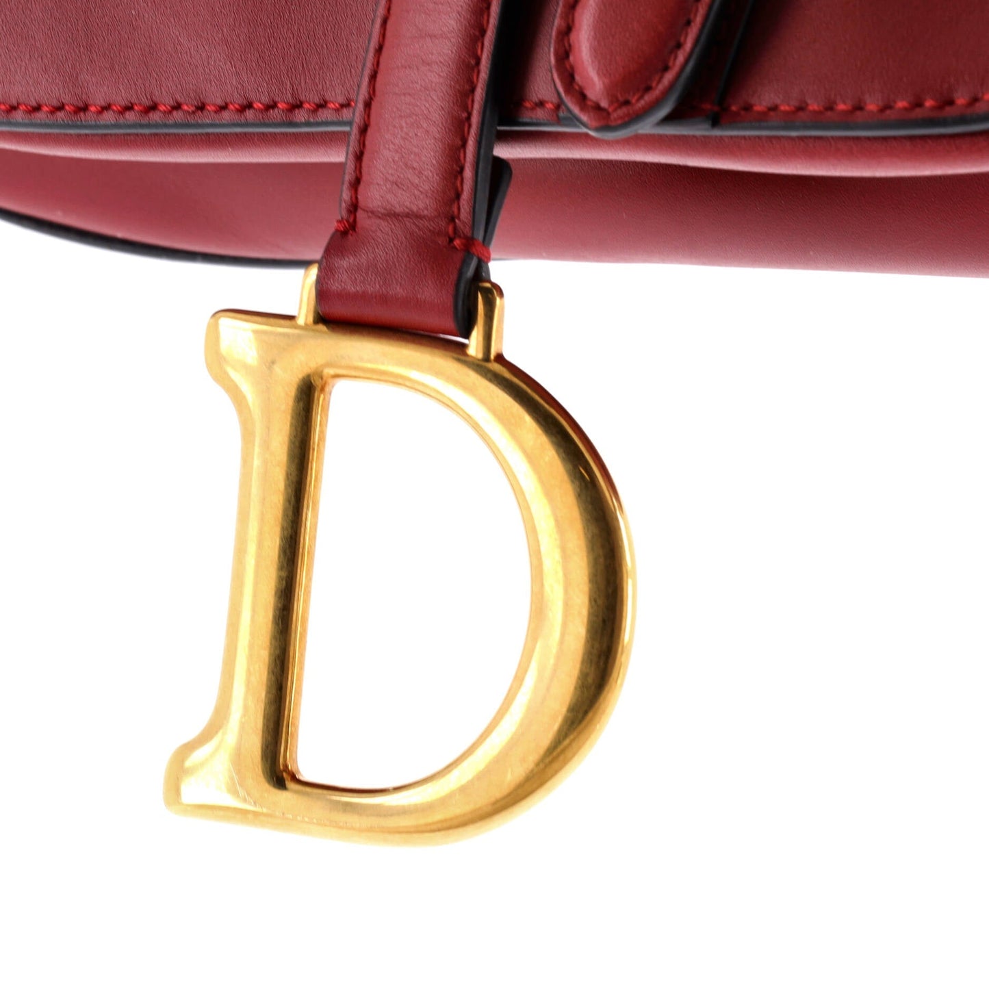 Saddle Handbag Leather Medium