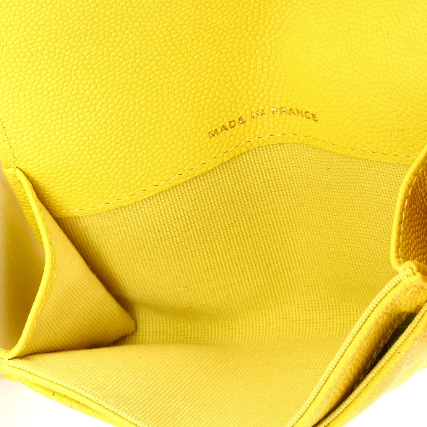Classic Flap Card Case Quilted Caviar