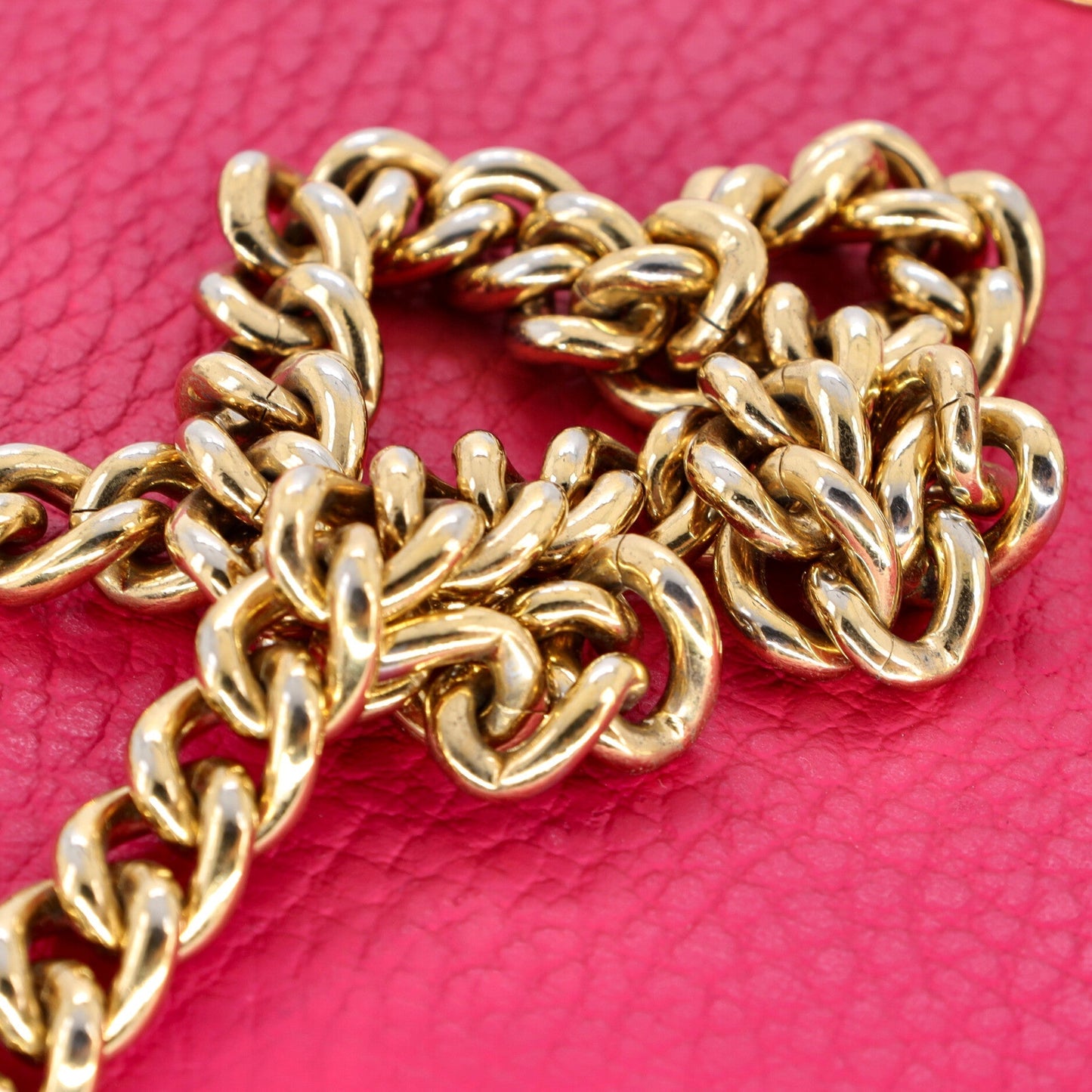Petite GG Marmont Chain Wallet Leather Mini
