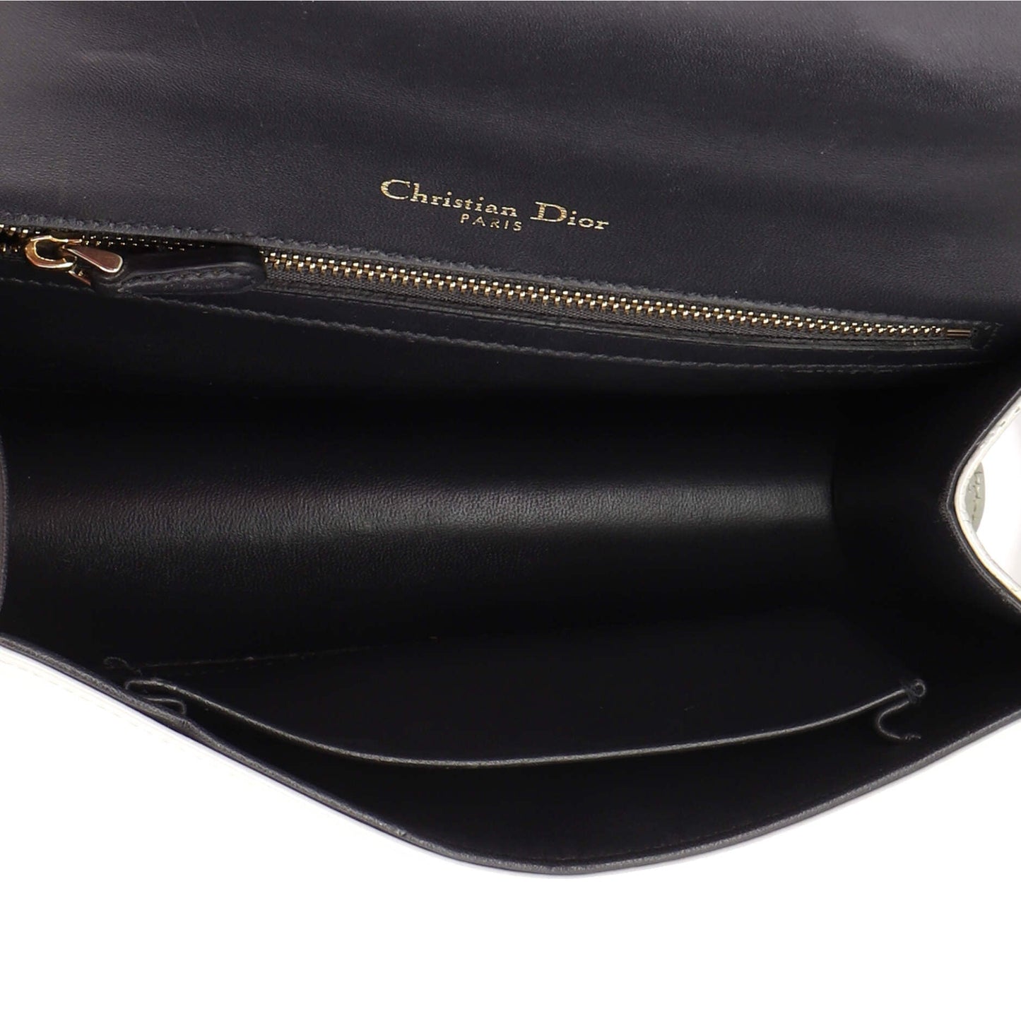 Diorama Flap Bag Cannage Embossed Calfskin Small
