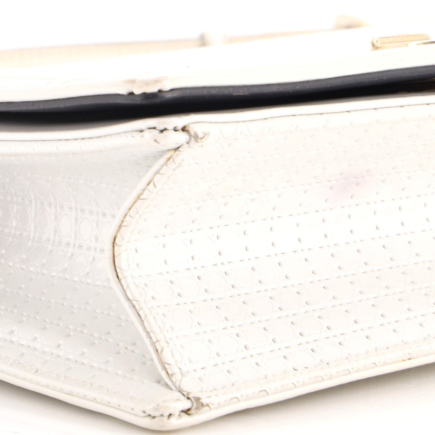 Diorama Flap Bag Cannage Embossed Calfskin Small