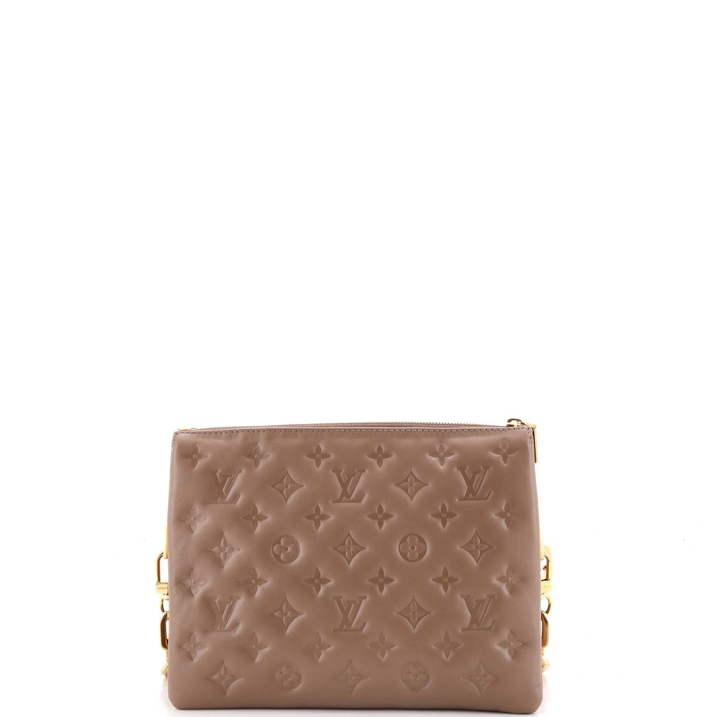 Coussin Bag Monogram Embossed Lambskin PM