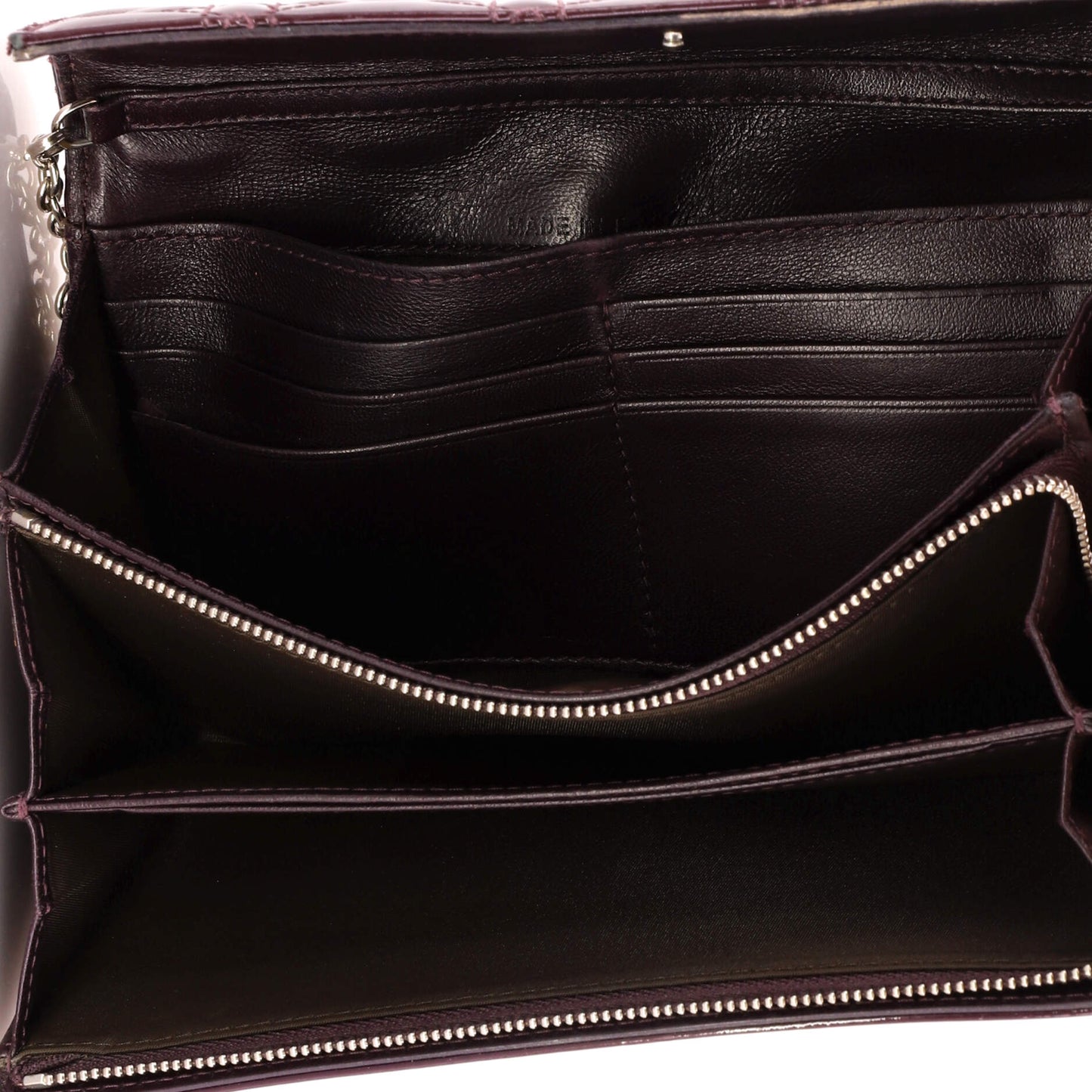 Lady Dior Rendez Vous Short Chain Wallet Cannage Quilt Patent