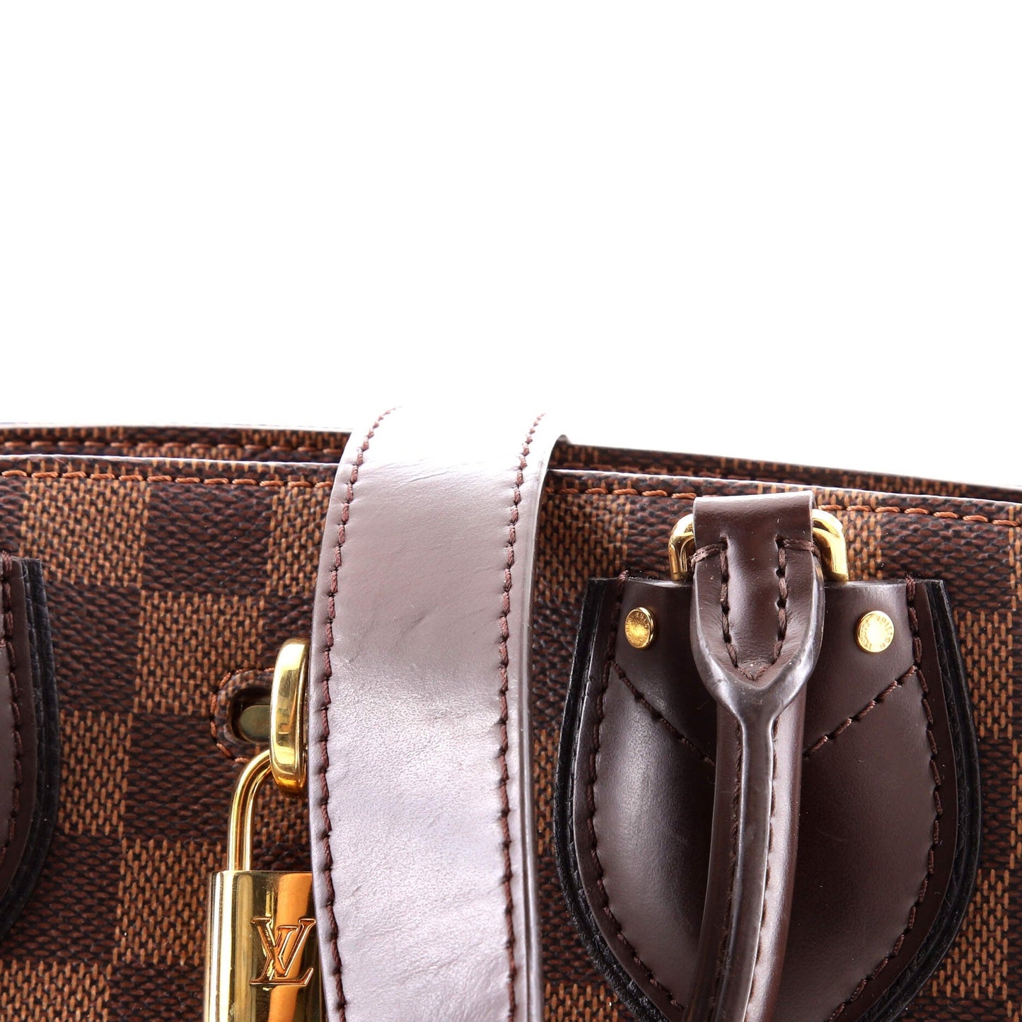 Normandy Handbag Damier and Leather