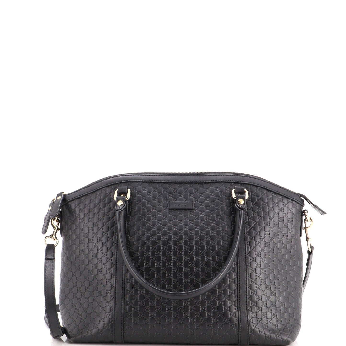 Britt Convertible Dome Satchel Microguccissima Leather Medium
