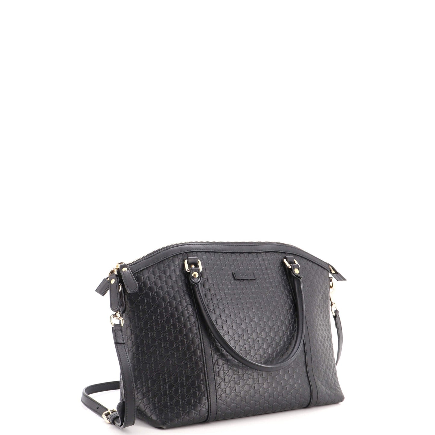 Britt Convertible Dome Satchel Microguccissima Leather Medium