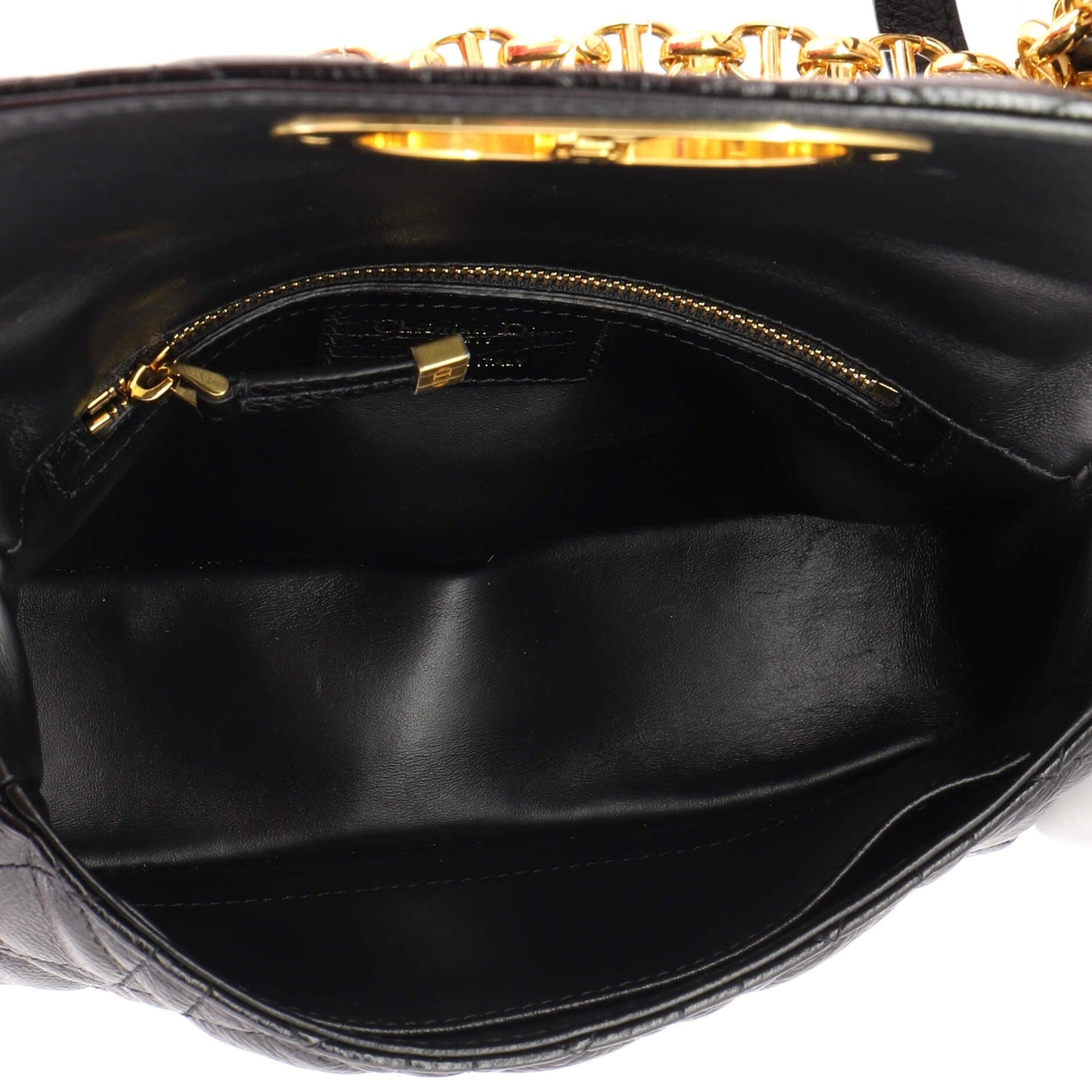 Caro Bag Cannage Quilt Calfskin Small
