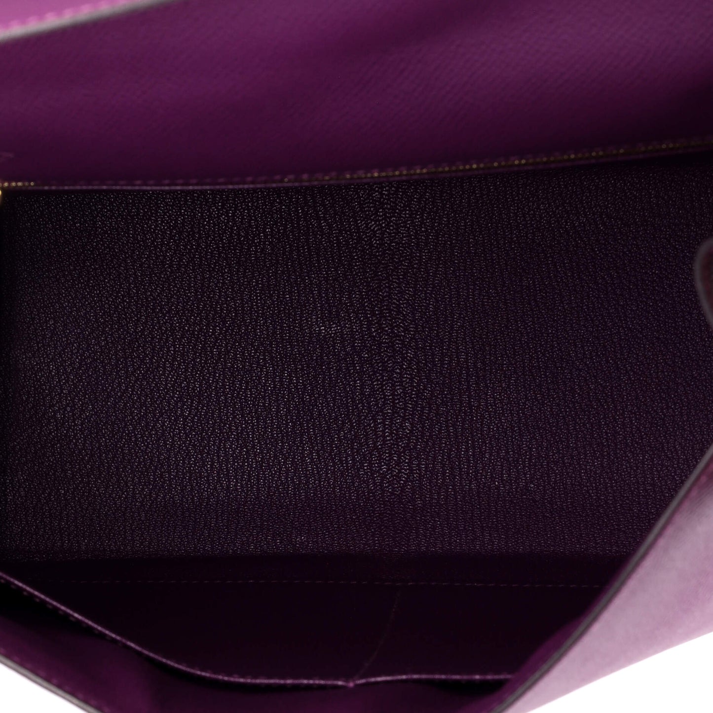 Kelly Handbag Anemone Epsom with Gold Hardware 28
