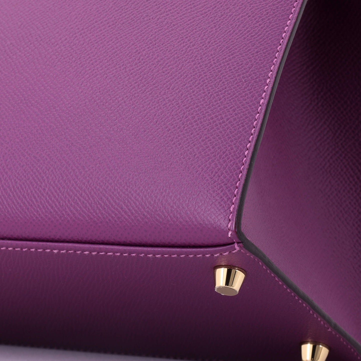 Kelly Handbag Anemone Epsom with Gold Hardware 28
