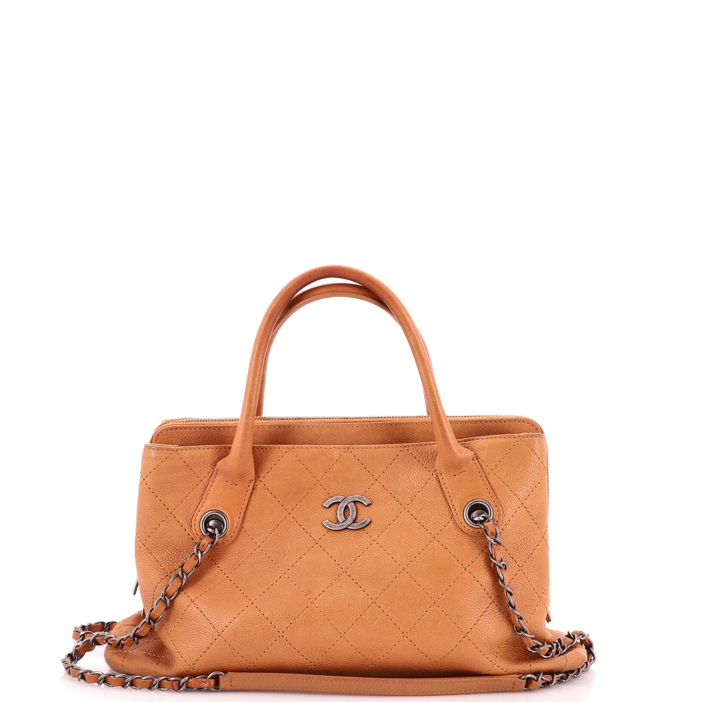 Urban Shopping Tote Quilted Caviar Small