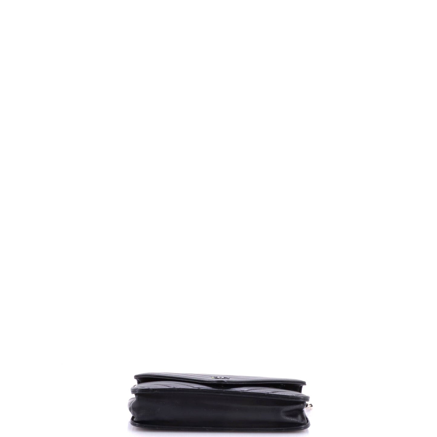 Envelope Wallet on Chain Chevron Sheepskin