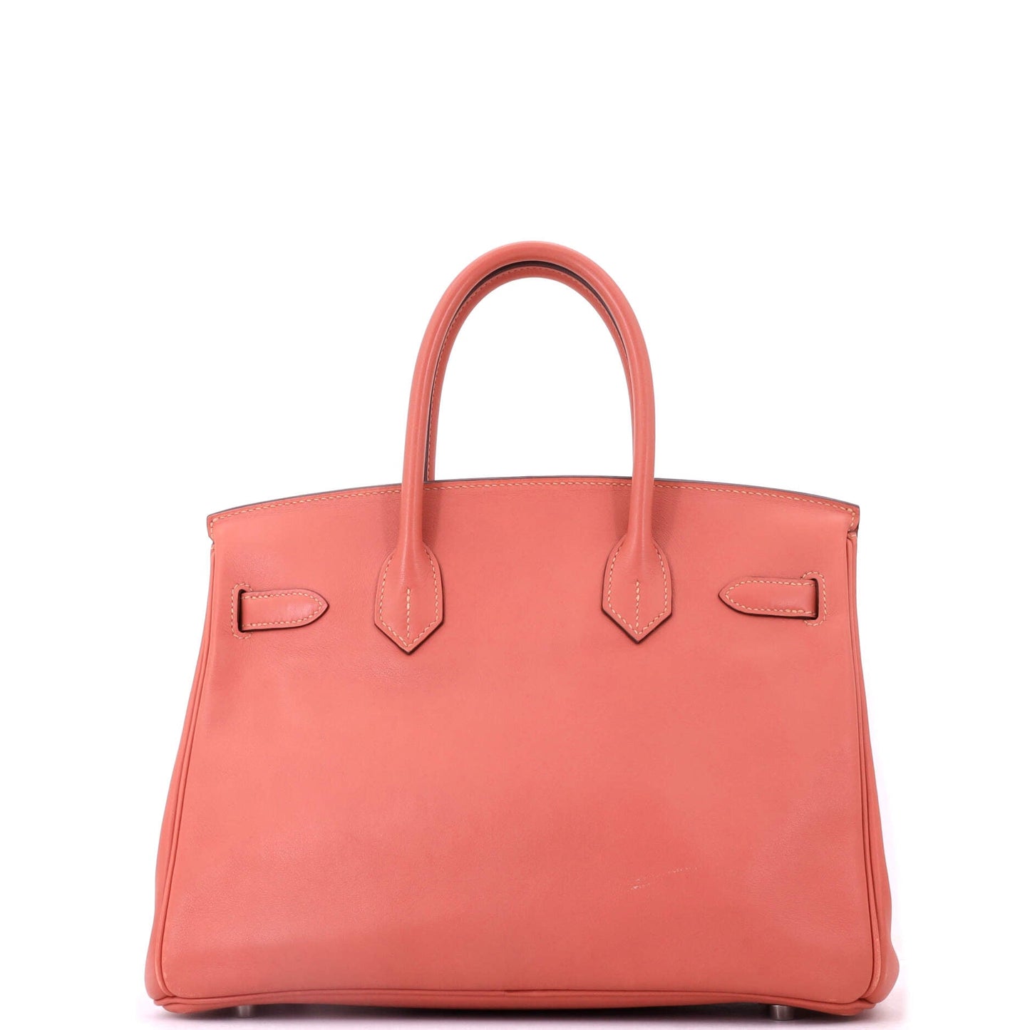 Birkin Handbag Blush Swift with Palladium Hardware 30