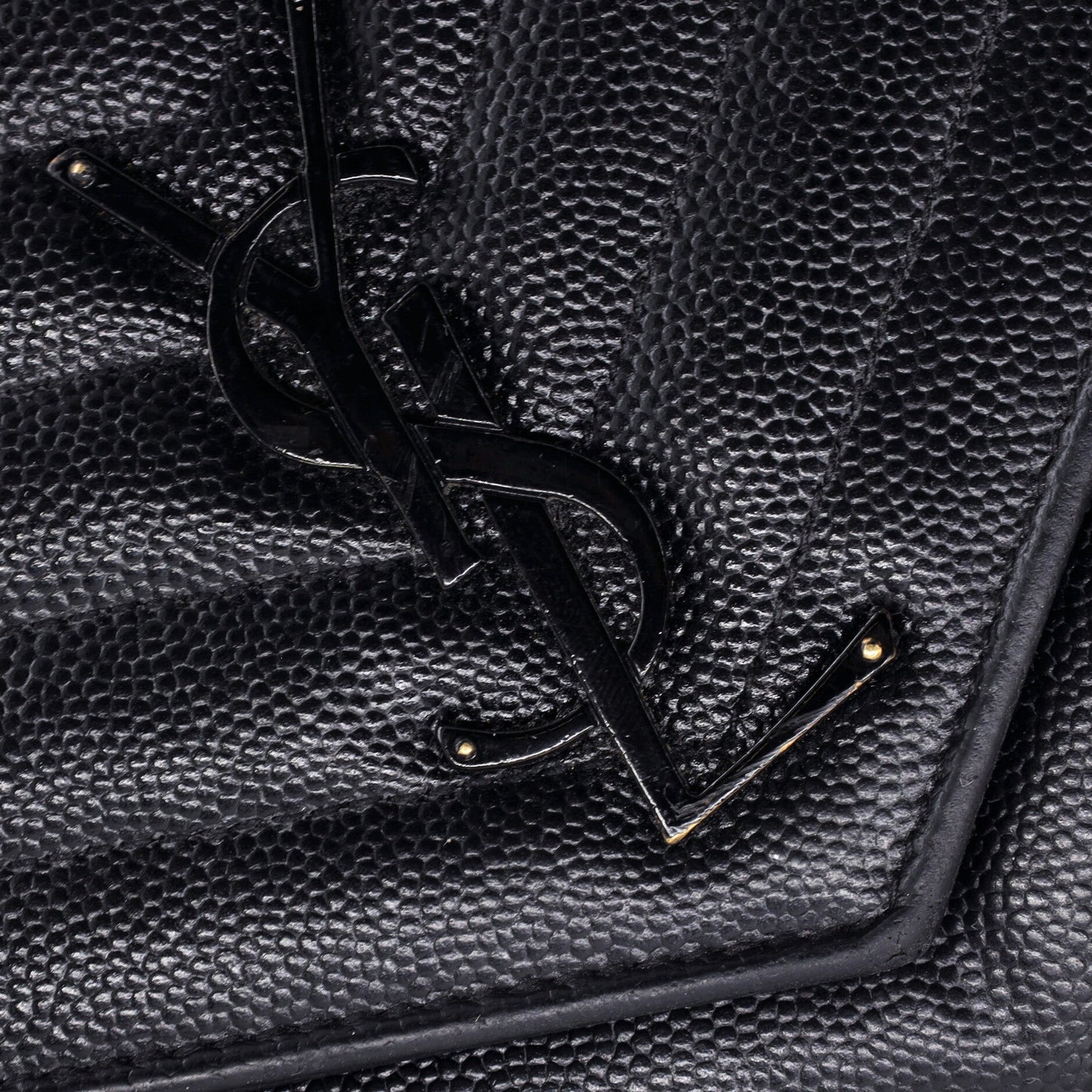 Classic Monogram Wallet on Chain Matelasse Chevron Leather Medium