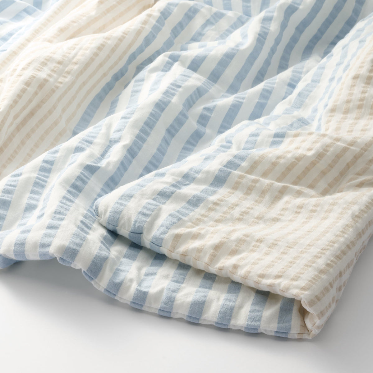 Cotton Seersucker Thin Duvet - Single