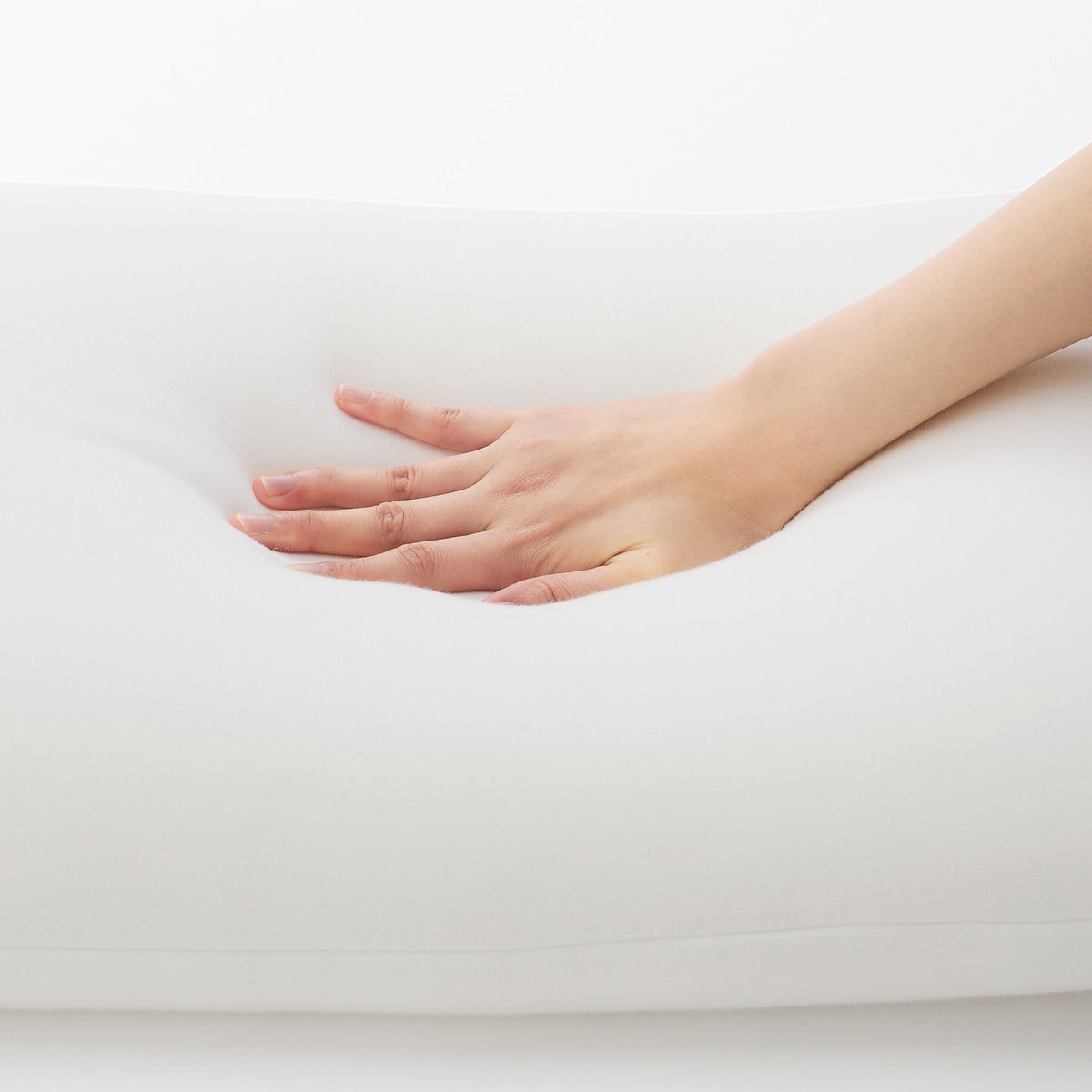 Washable Cover Plump Low Pillow (W16.5 x L26.4")