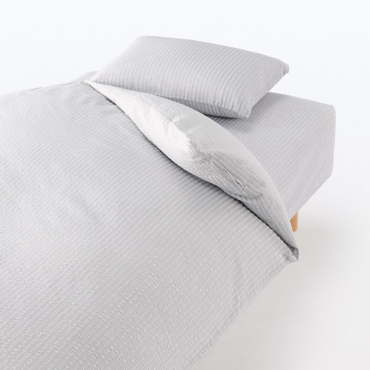 Cotton Seersucker Duvet Cover