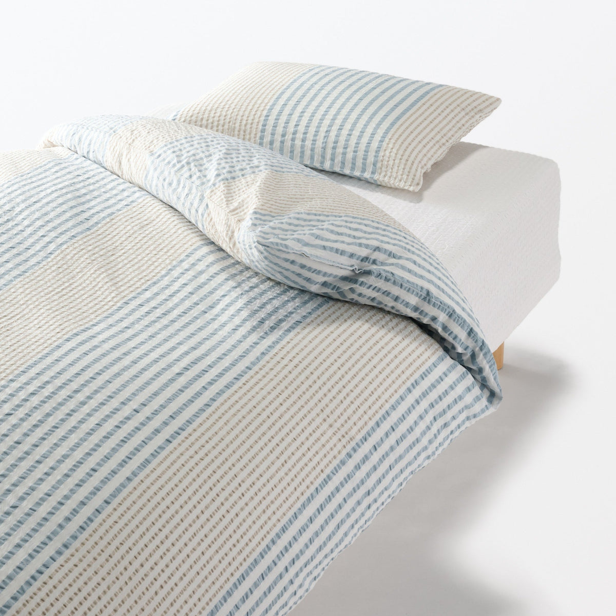 Cotton Seersucker Duvet Cover