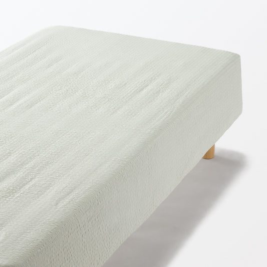Cotton Seersucker Fitted Sheet