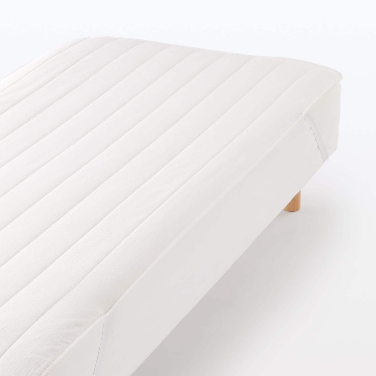 Cotton Seersucker Quilted Pad - Double