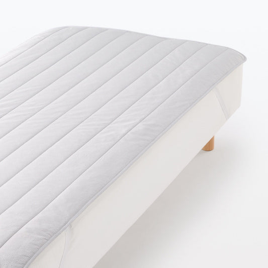Cotton Seersucker Quilted Pad - Double