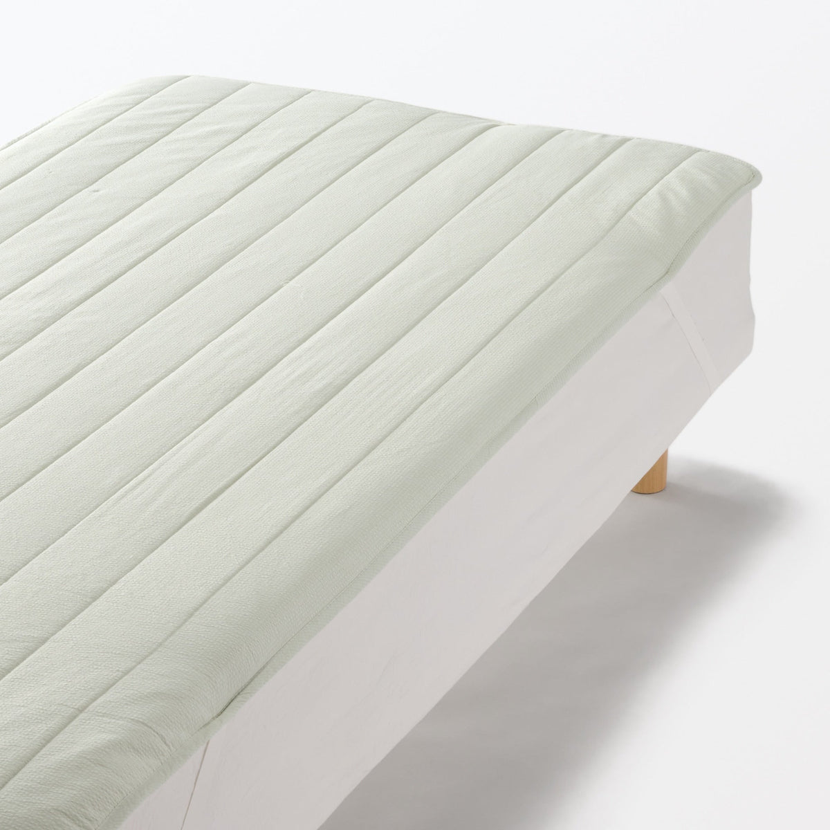 Cotton Seersucker Quilted Pad - Double