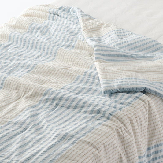 Cotton Seersucker Thin Duvet - Queen