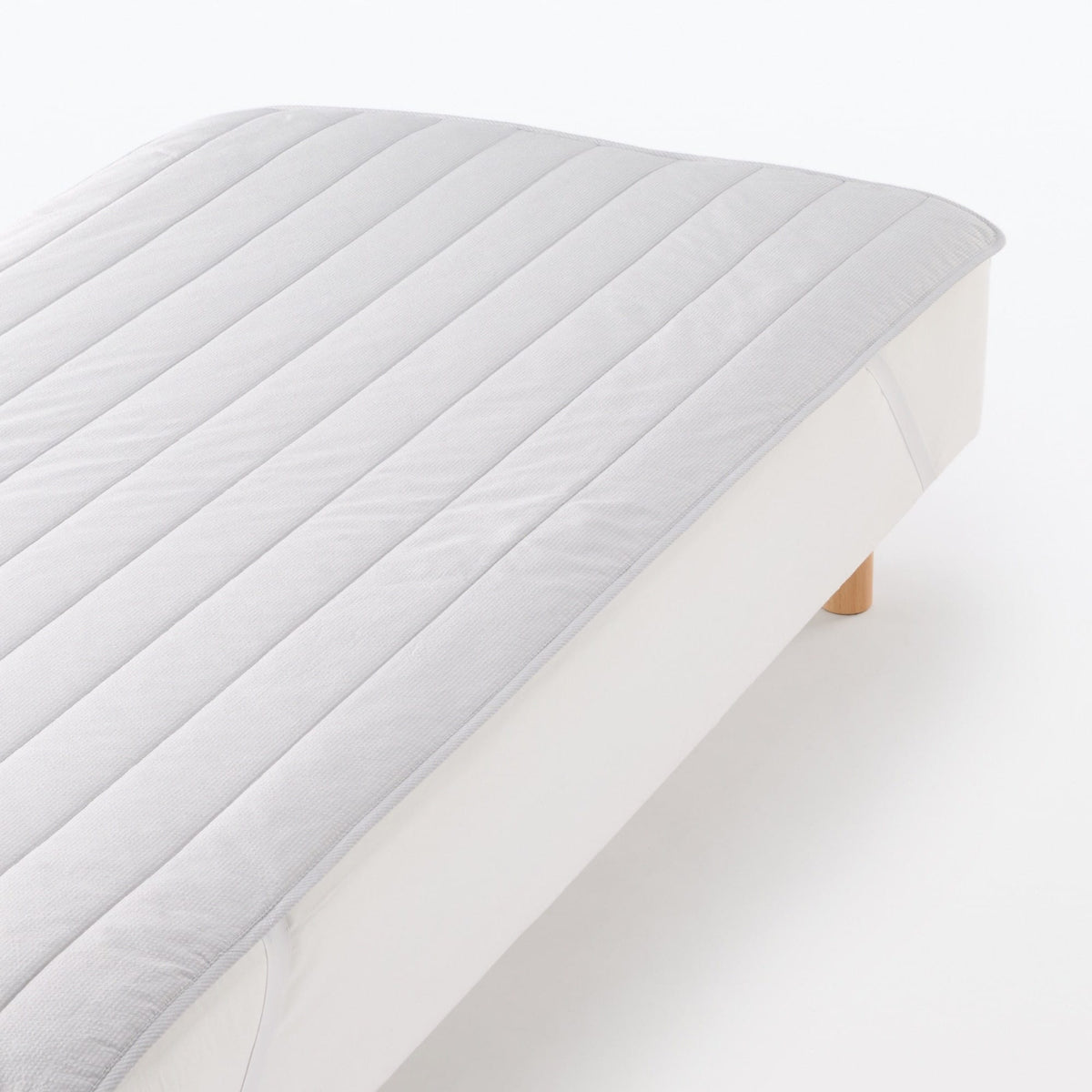 Cotton Seersucker Quilted Pad - King
