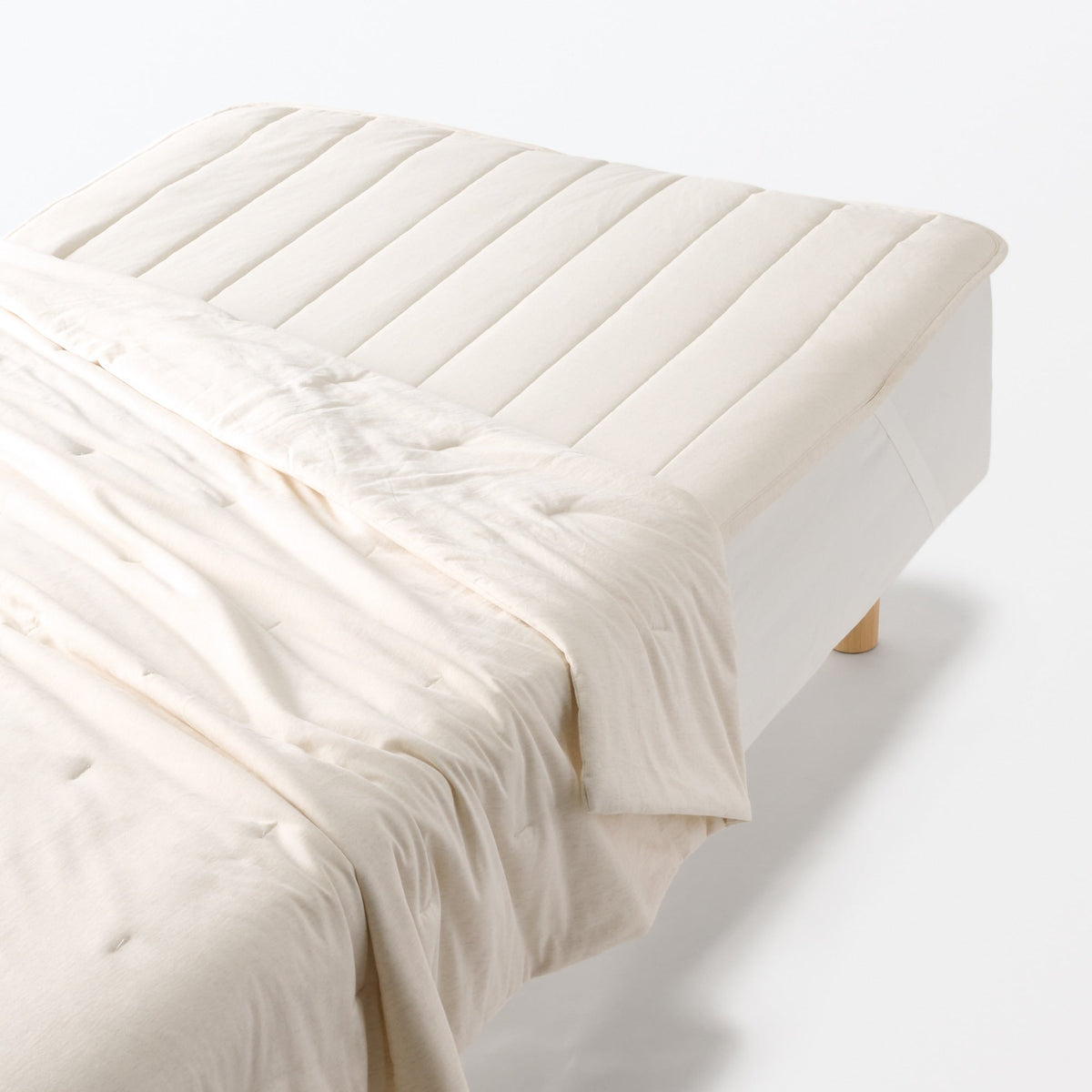 Cotton Cool Touch Quilted Pad - Enkel