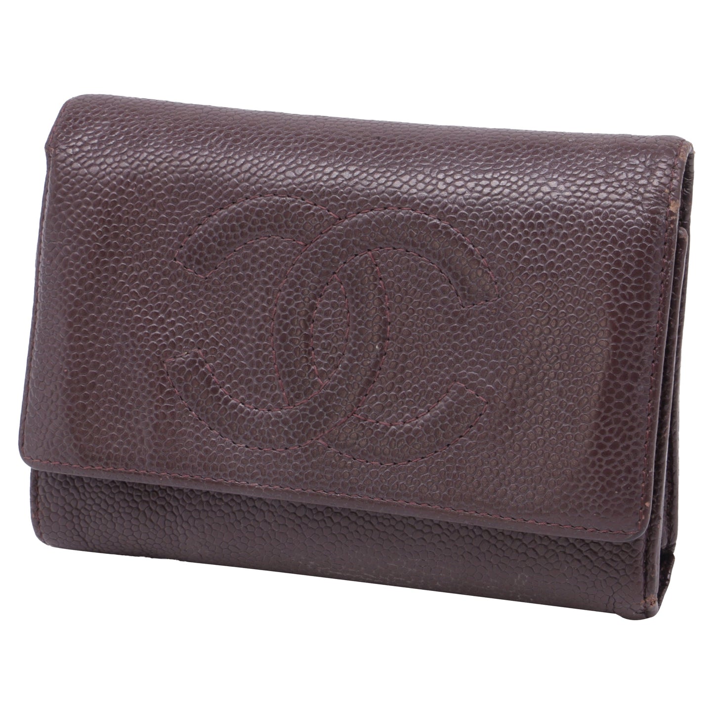 Timeless CC Flap Wallet Caviar Long