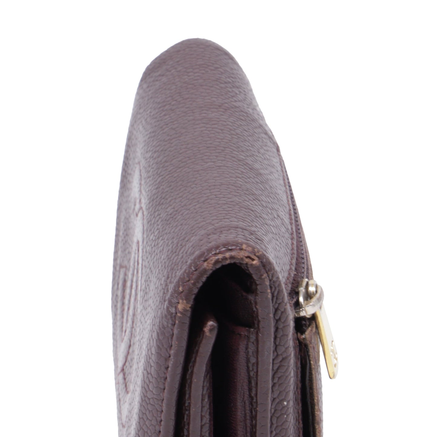 Timeless CC Flap Wallet Caviar Long
