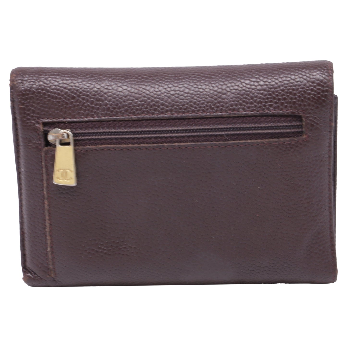 Timeless CC Flap Wallet Caviar Long