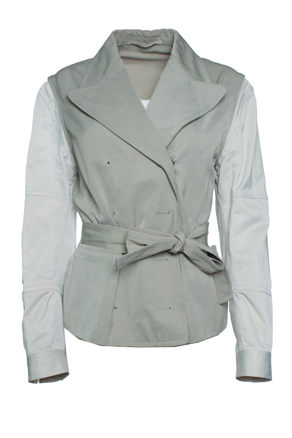 Women's Dries van Noten, Blazer trench coat with belt