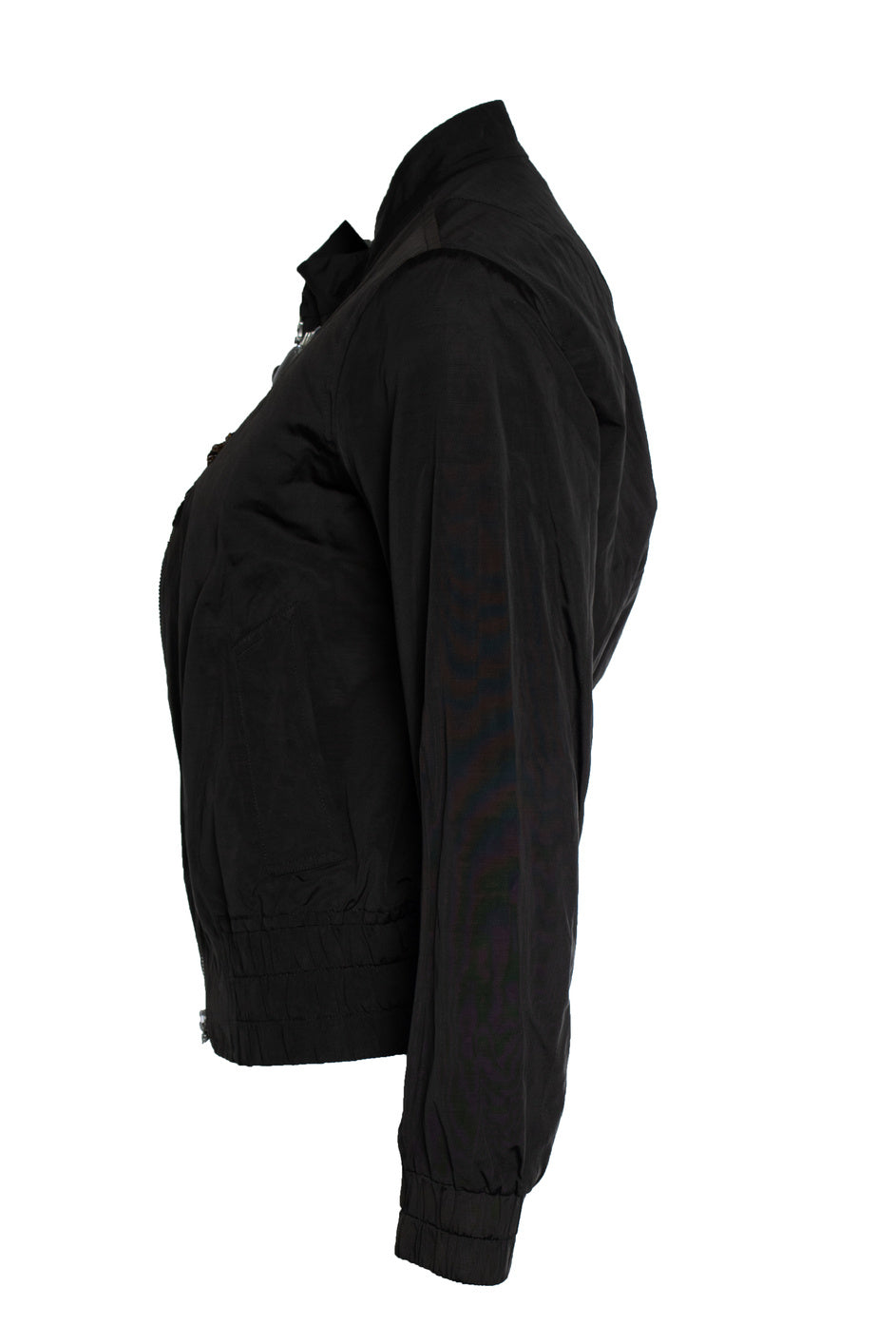 Women's Dries van Noten, black embellished bomber jacket