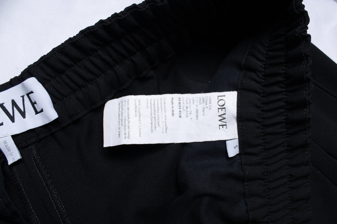 Women's Loewe, black pantalon