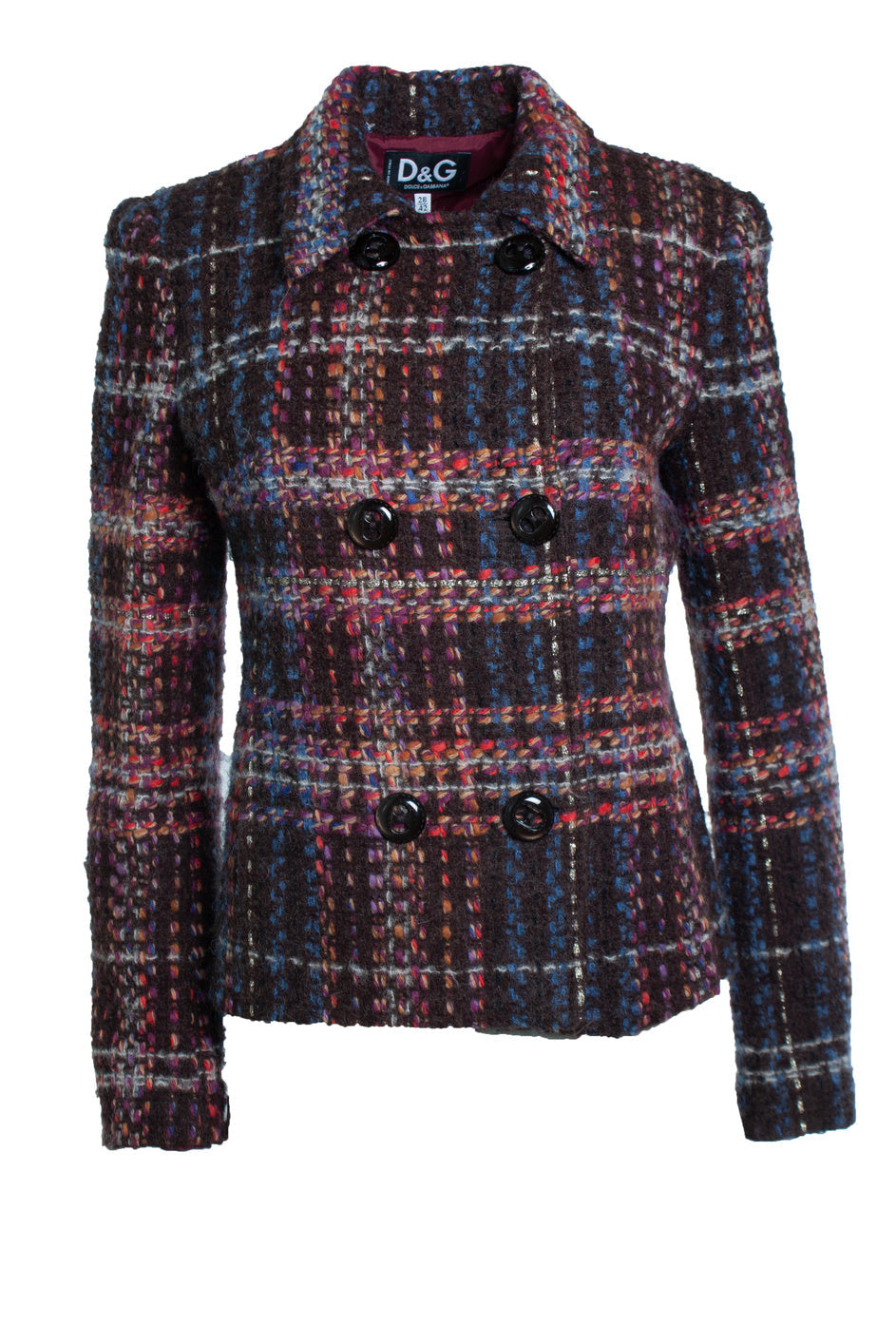 Women's Dolce & Gabbana, multicolor tweed blazer