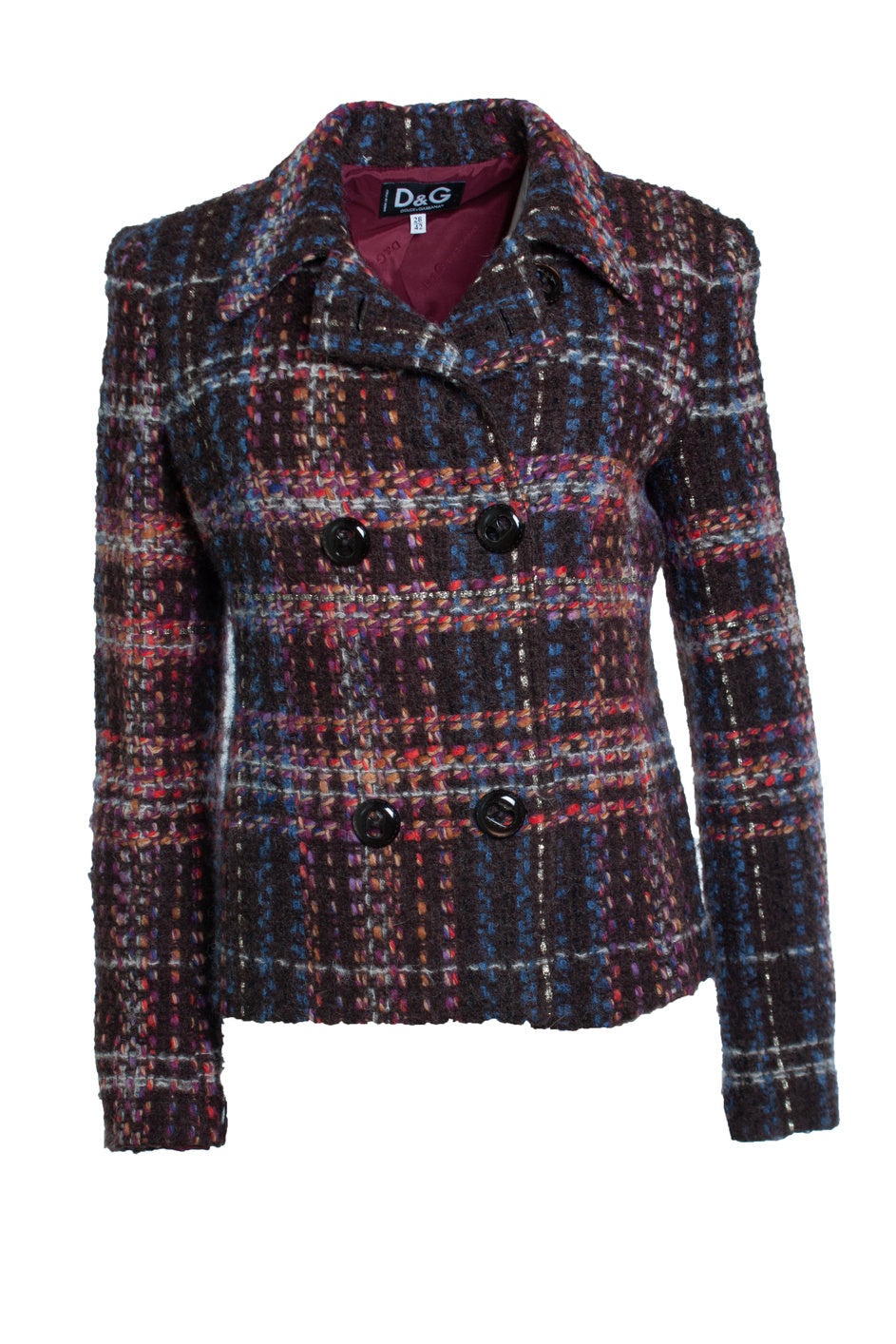 Women's Dolce & Gabbana, multicolor tweed blazer