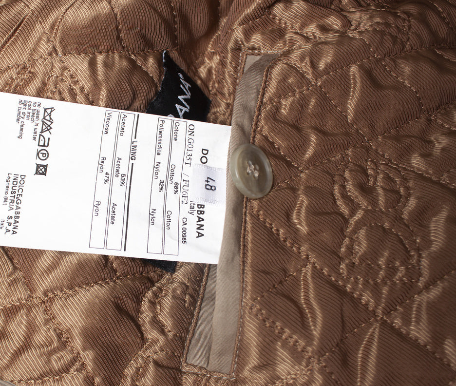 Men's Dolce & gabbana, Beige trenchcoat