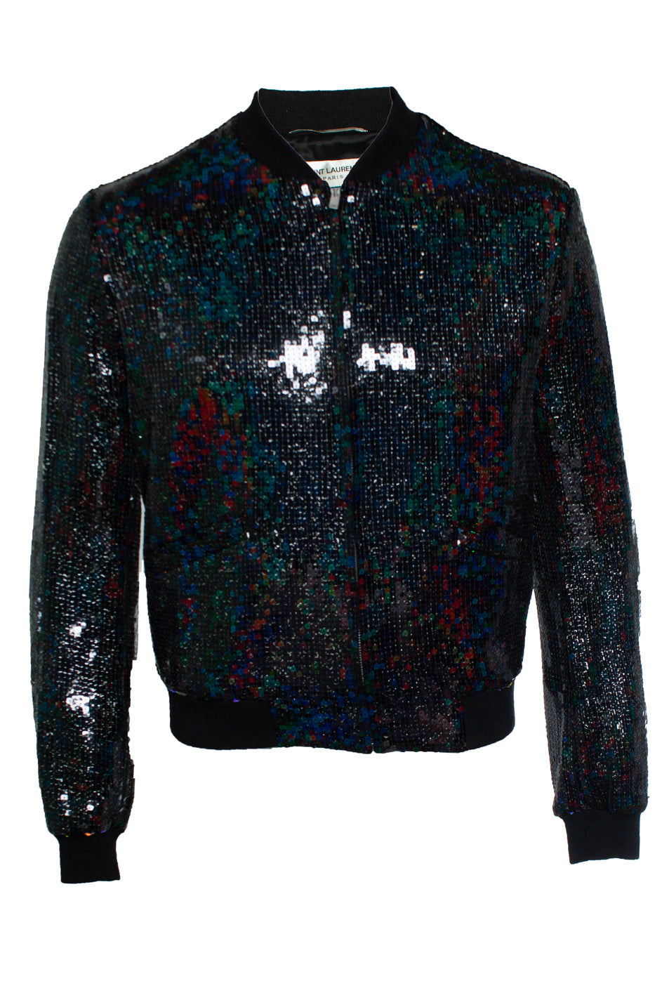 Men's Saint Laurent, 2017 sequin bomber jacket