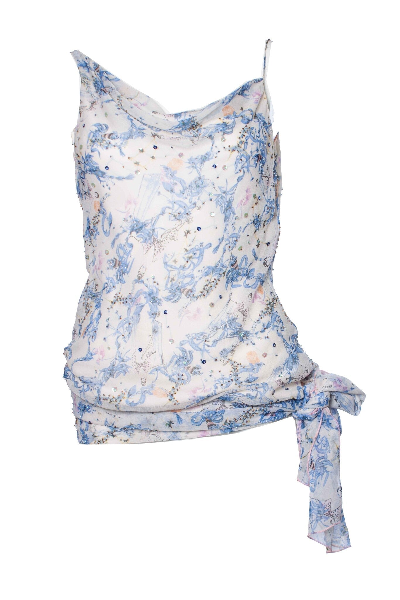 Women's Diane Von Furstenberg, Assymetric cream colored top