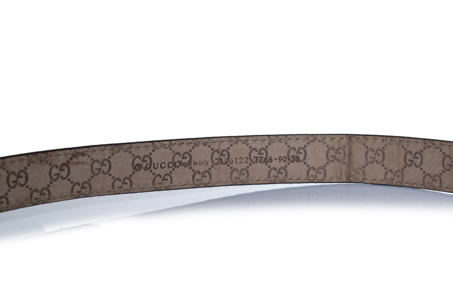 Gucci, python leather belt with gold metal bow