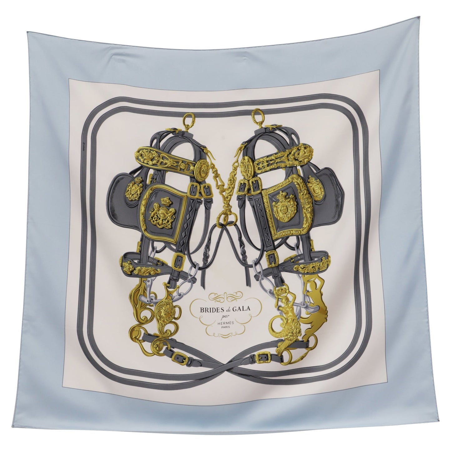 Hermès Brides de Gala Forever Scarf 90 in Multicolor Silk