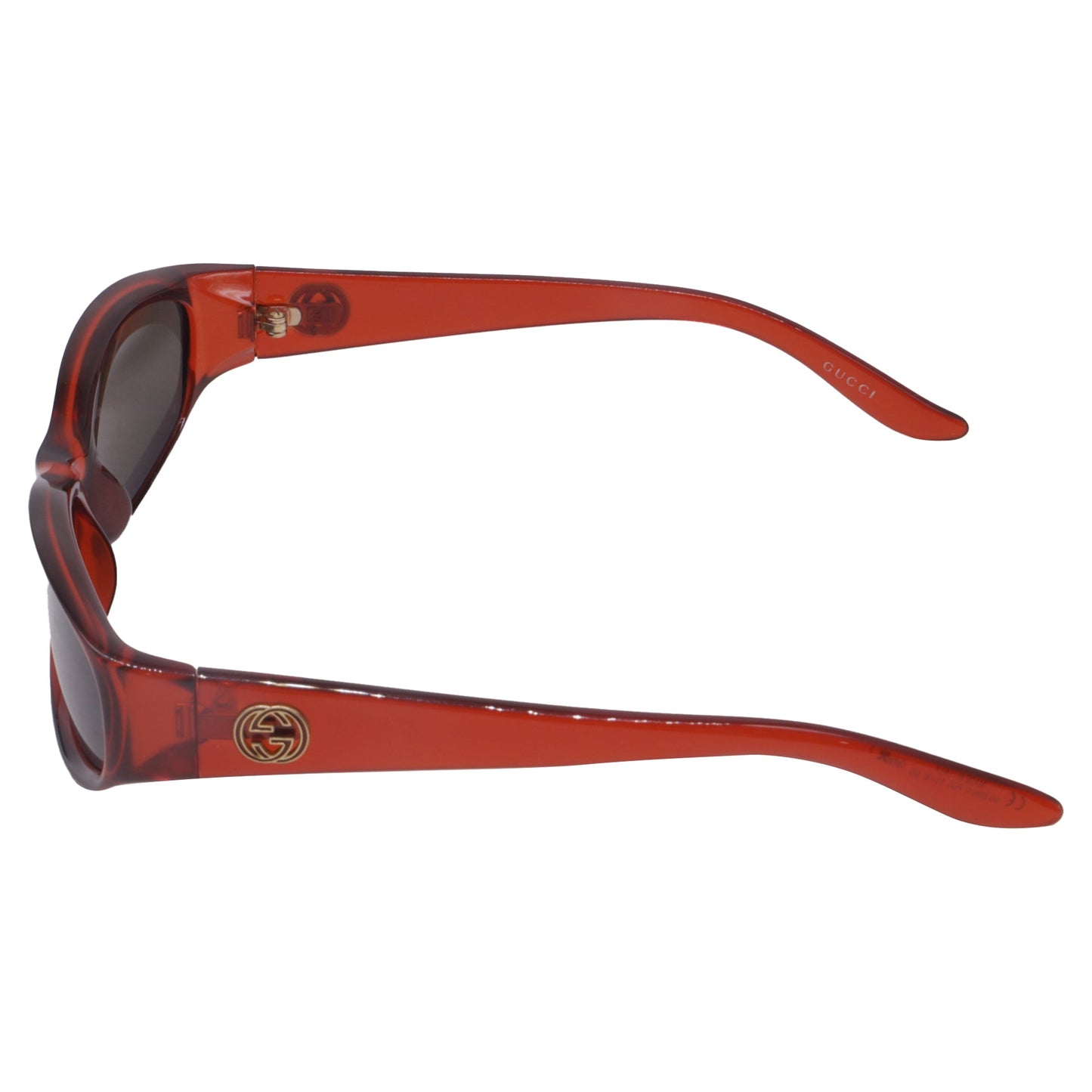Gucci GG2566/S Interlocking G Sunglasses in Red Acetate