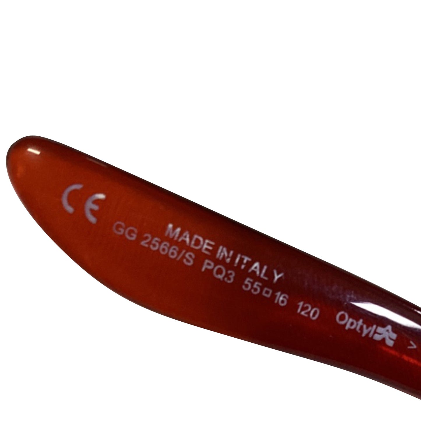 Gucci GG2566/S Interlocking G Sunglasses in Red Acetate