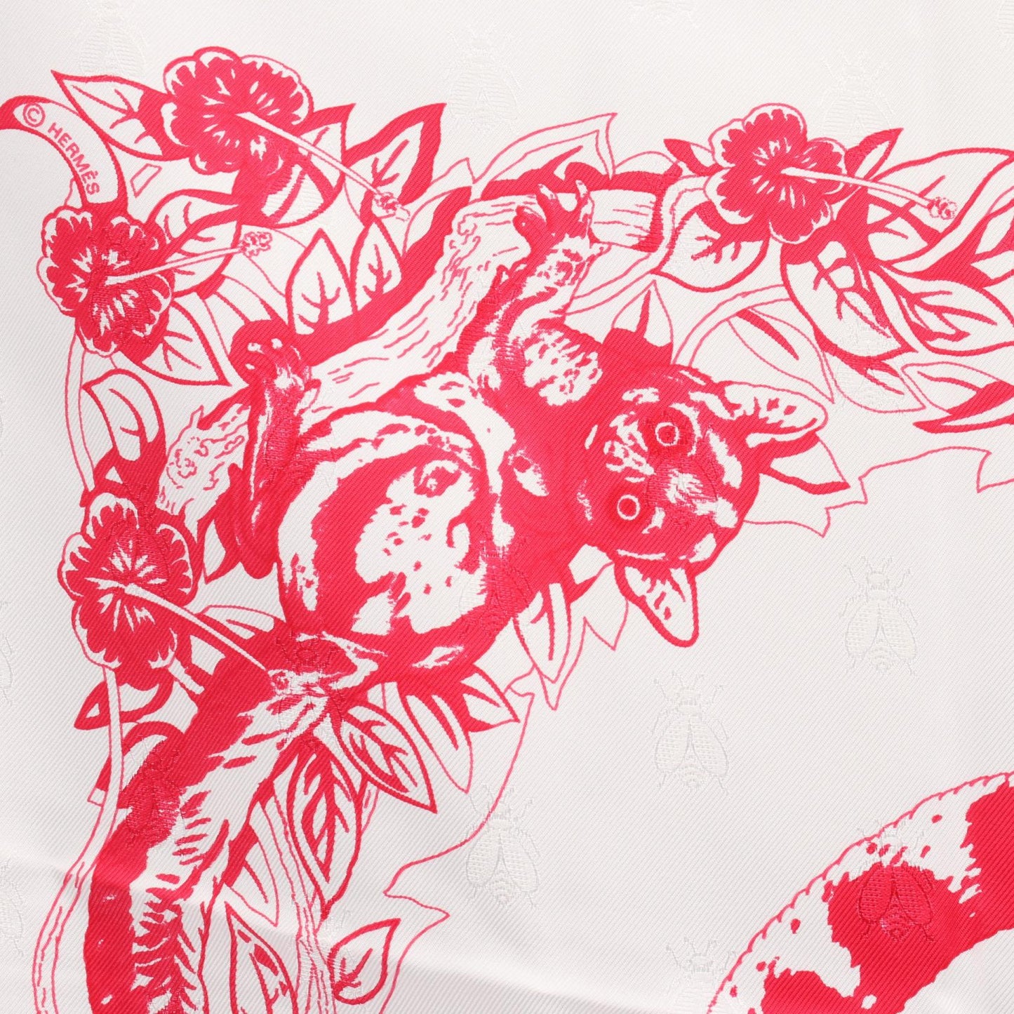 Hermes Carre90 Jungle Love Silk Scarf