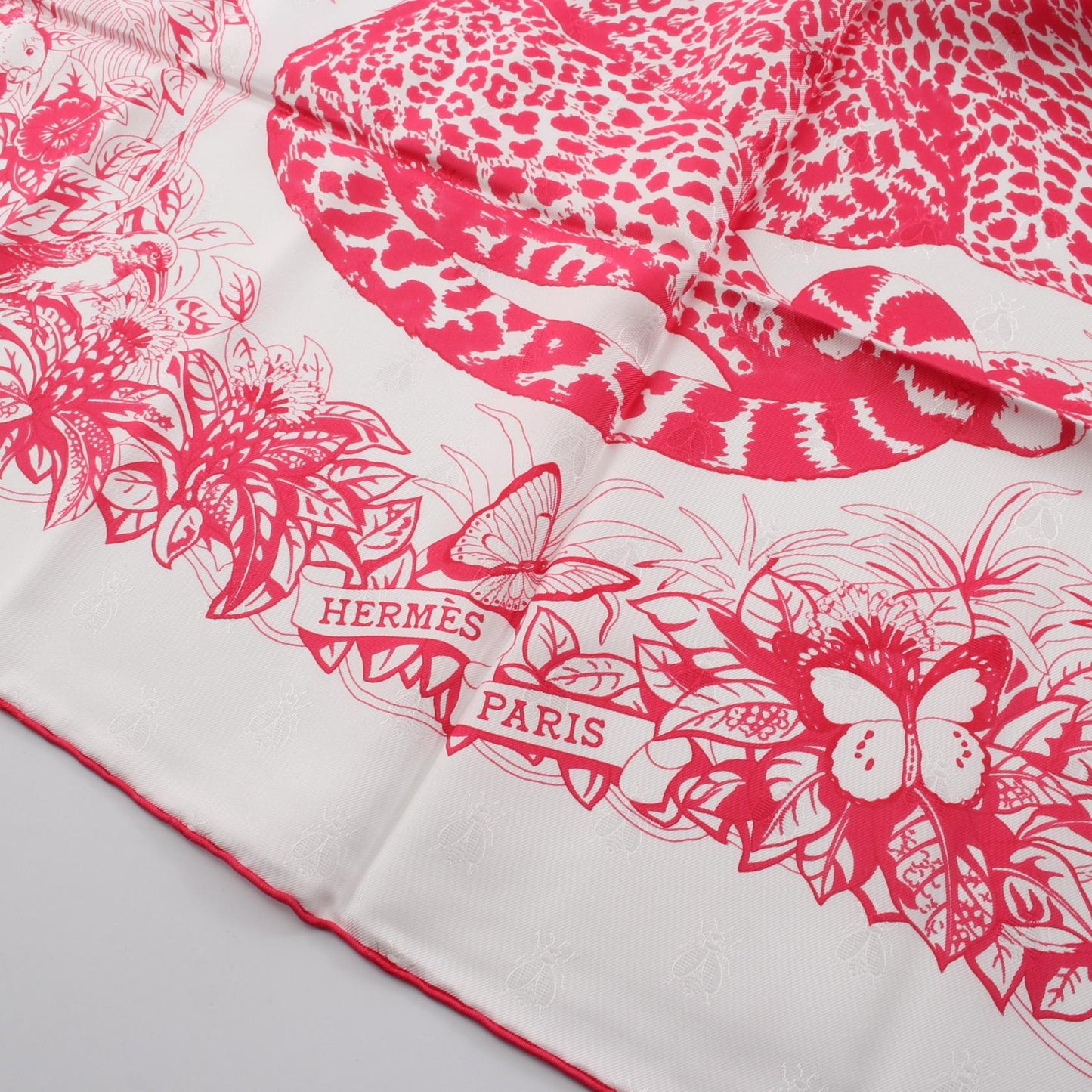 Hermes Carre90 Jungle Love Silk Scarf