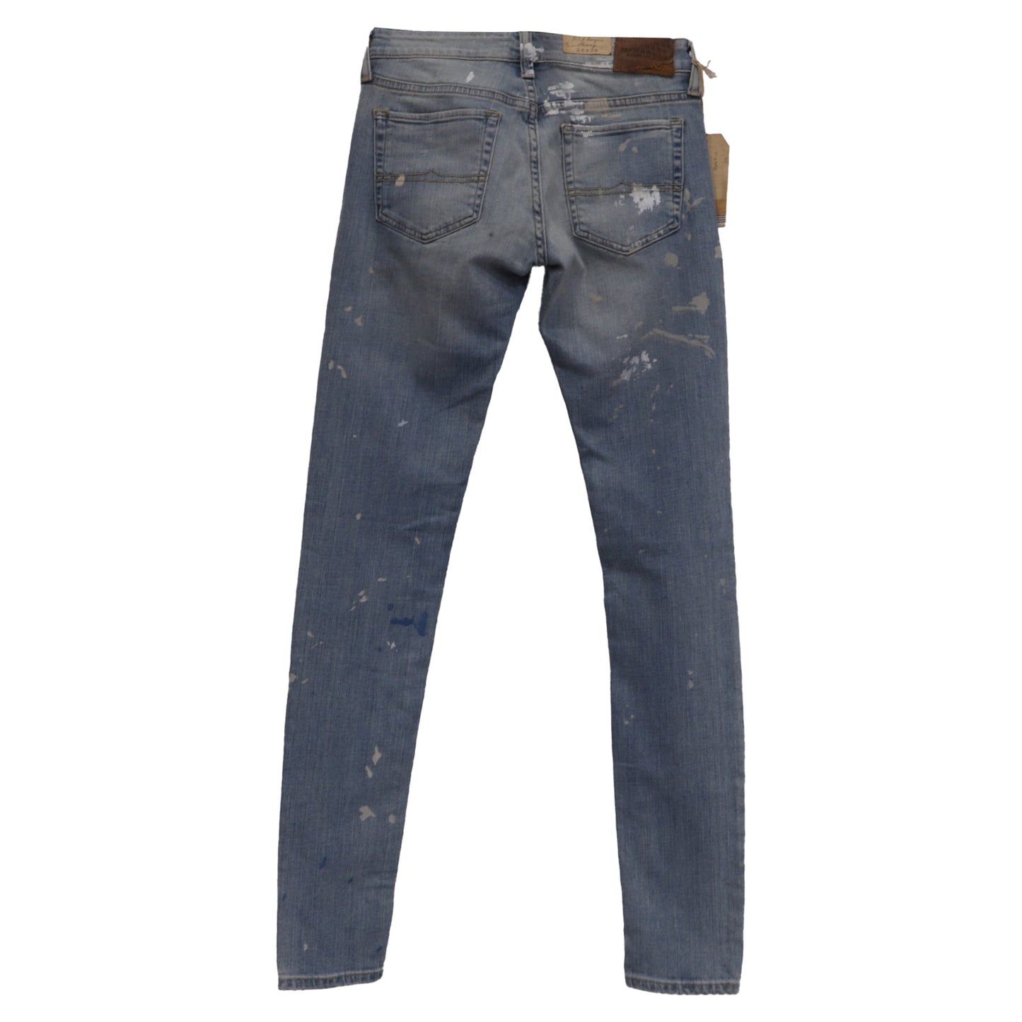 Women's Ralph Lauren Denim & Supply Distressed Jeans in Light Blue Cotton