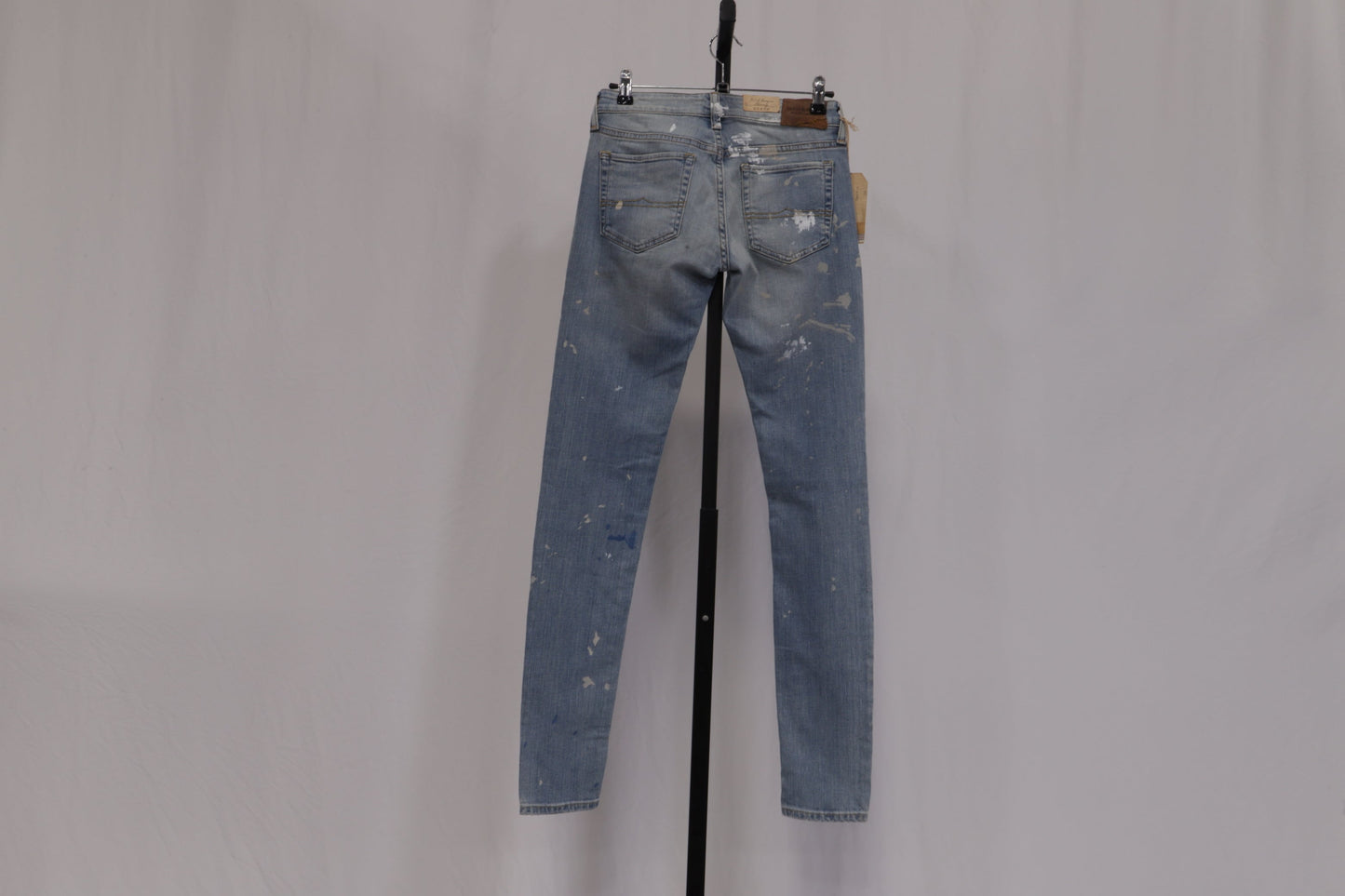 Women's Ralph Lauren Denim & Supply Distressed Jeans in Light Blue Cotton