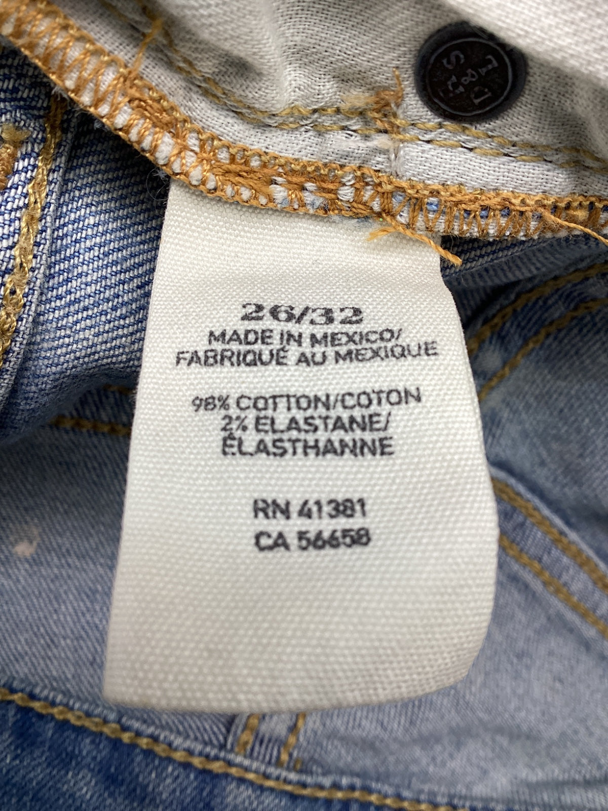 Women's Ralph Lauren Denim & Supply Distressed Jeans in Light Blue Cotton