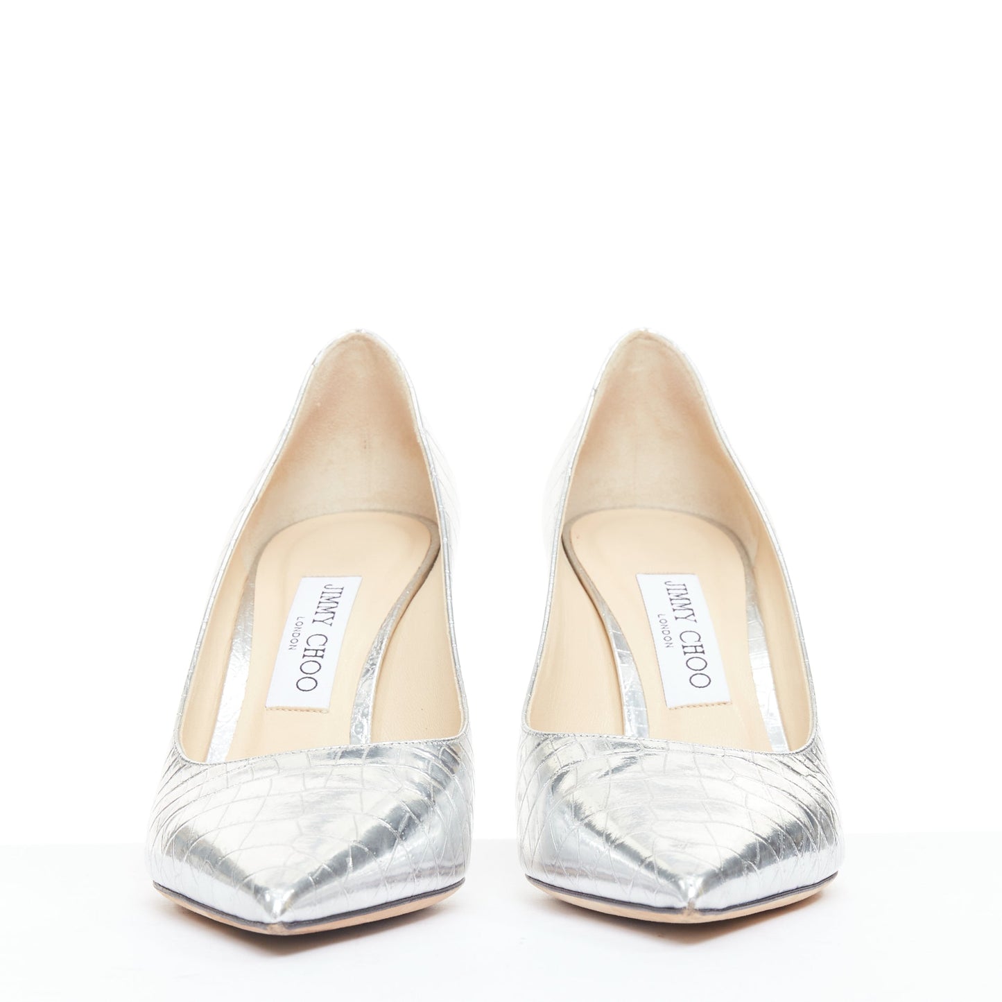 Women's Jimmy Choo Leather Pointy Pumps