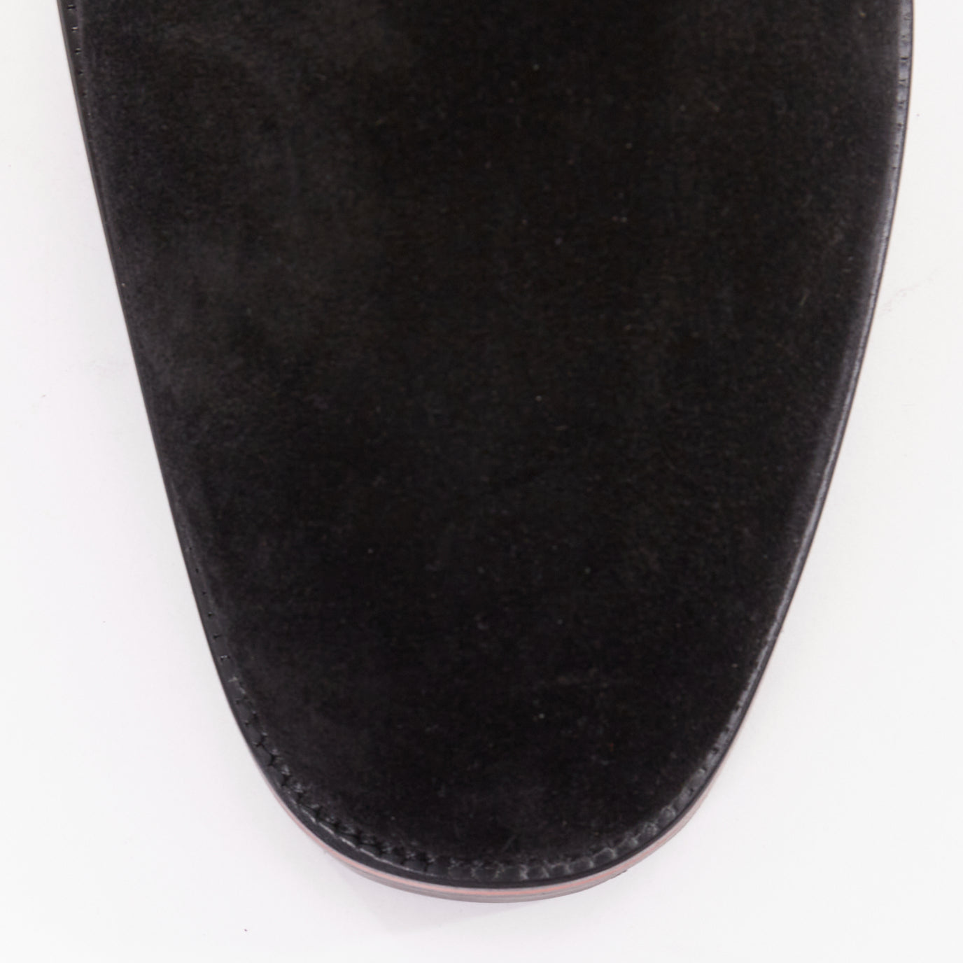 Men's Christian Louboutin Suede Lug Sole Boots